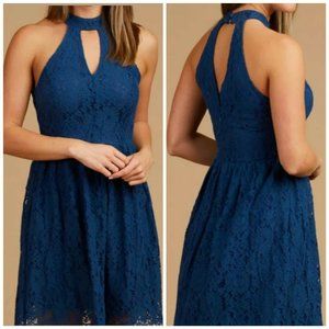 Altar'd State Navy Blue Dress